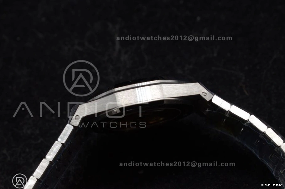 SA3120 on 1031 Edition APSF Textured 37mm 15454 Clone Grey Royal Best Dial Lightweight SS 1:1 Frosted SS Oak Bracelet Super 0219